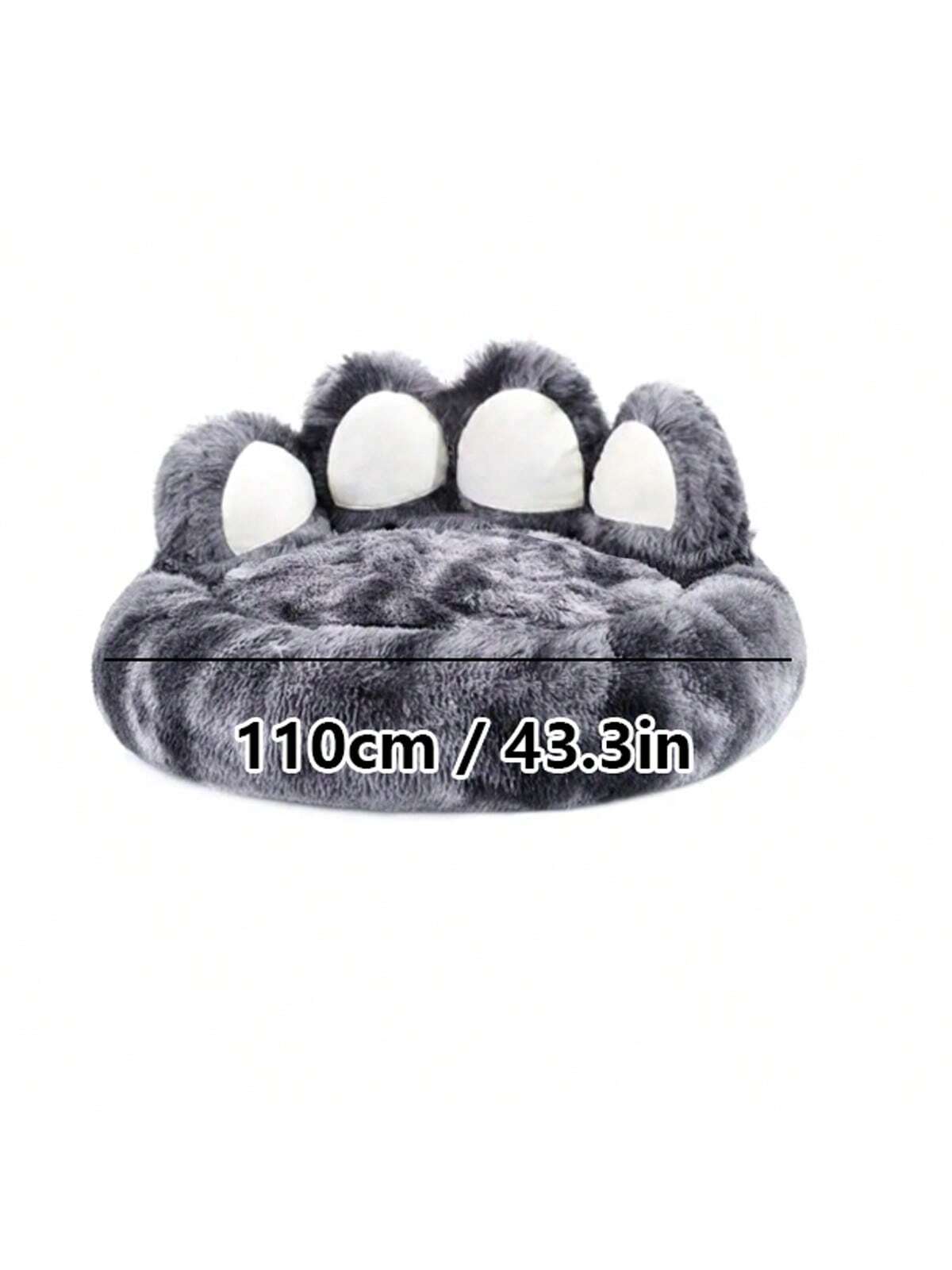 27in 35in 43in Calming Dog Beds For Large Dogs, Faux Fur Donut Cuddler Dog Bed, Round Fluffy Pillow, Washable Pet Bed For Dogs