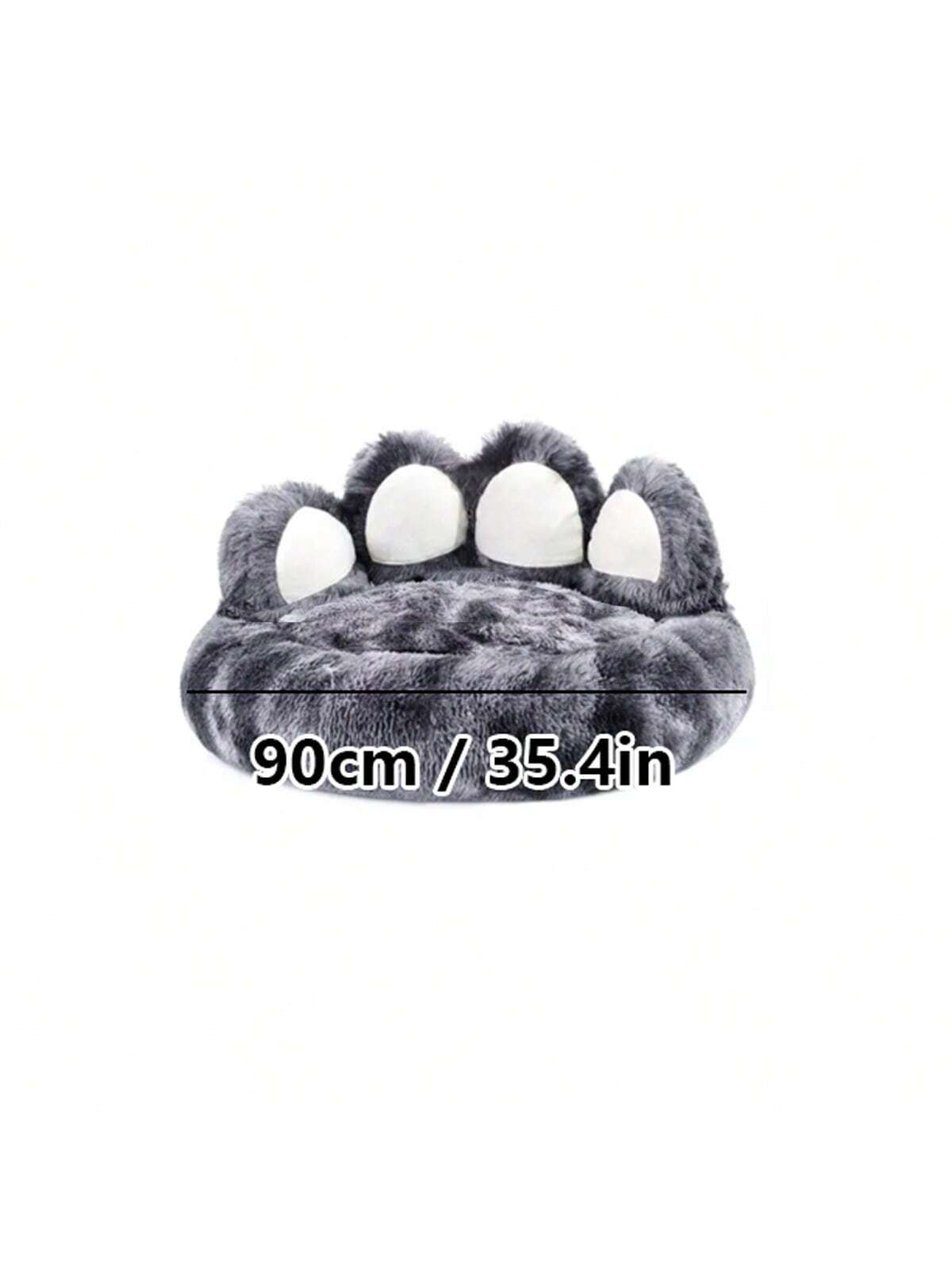 27in 35in 43in Calming Dog Beds For Large Dogs, Faux Fur Donut Cuddler Dog Bed, Round Fluffy Pillow, Washable Pet Bed For Dogs