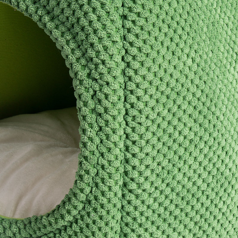 Cactus Cat Bed Warm Enclosed Kitten And Dog Nest Deep Sleep Comfort Mat Pets Tent Cozy Cave Indoor Pet Supplie