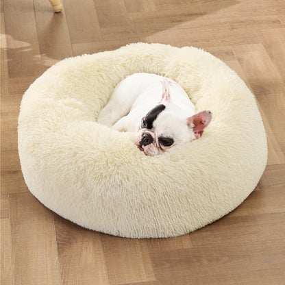 Calming Donut Bed for Dogs and Cats