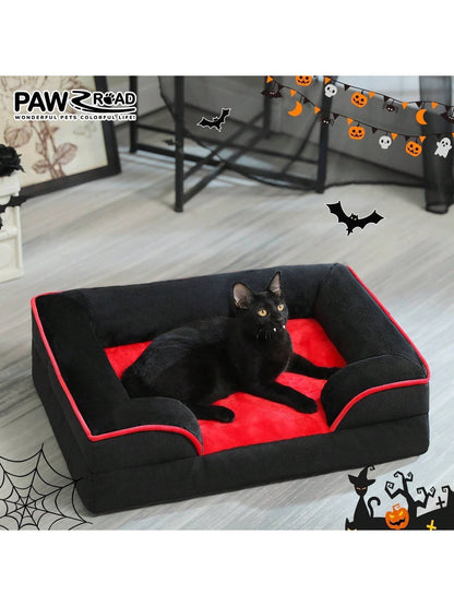 Orthopedic Dog Bed Removable Washable Cover Non-Slip Bottom Dog Sofa Bed,