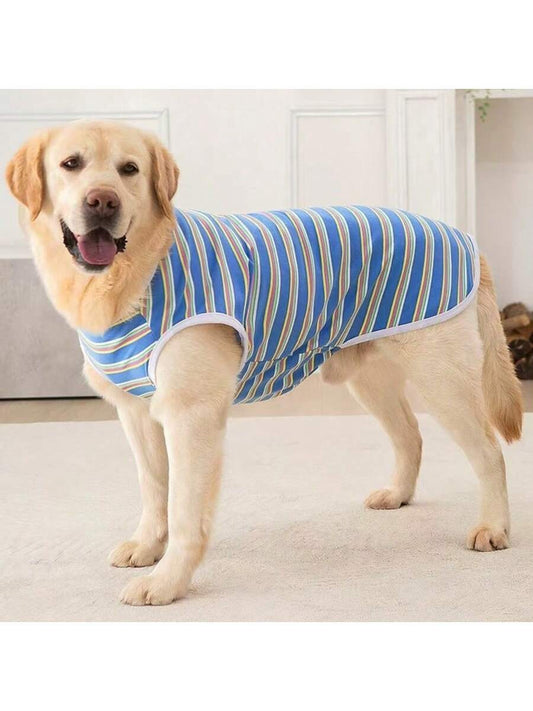 Lightweight Summer Dog Clothes For Golden Retriever, Samoyed & Medium/Large Size Pets, Pet Sun Protective Vest