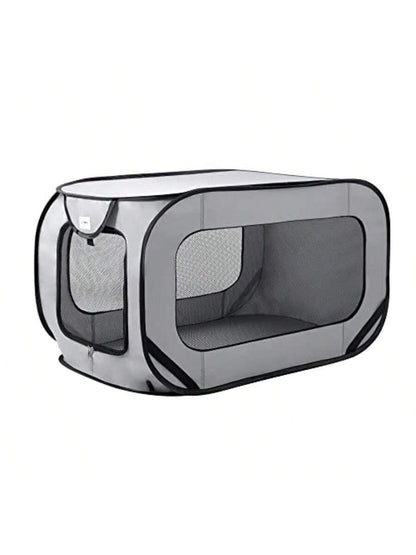 Pet Cage36in Portable Large Dog Bed Pop Up Dog Kennel Indoor Outdoor Crate For Pets Portable Car Seat Kennel Cat Bed Collection GreyYU