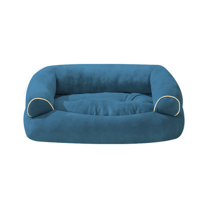 This Is A Pet Sofa Bed For Dogs And Cats, Made Of Soft Fabric And Designed For Small Pets To Sleep Comfortably